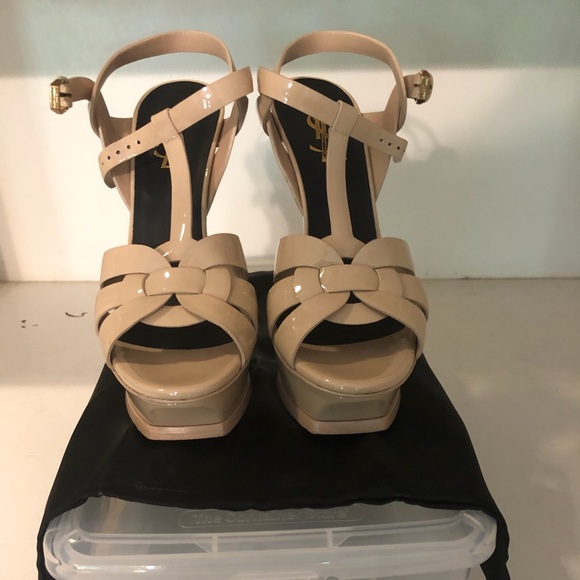 Tribute Sandals In Patent Leather 